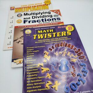 Grade 8 Mathematics Workbooks for Home or Classroom